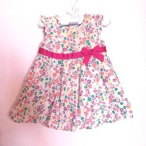 Cuddle Bear Collection Floral Pink Dress 9M 6-9M